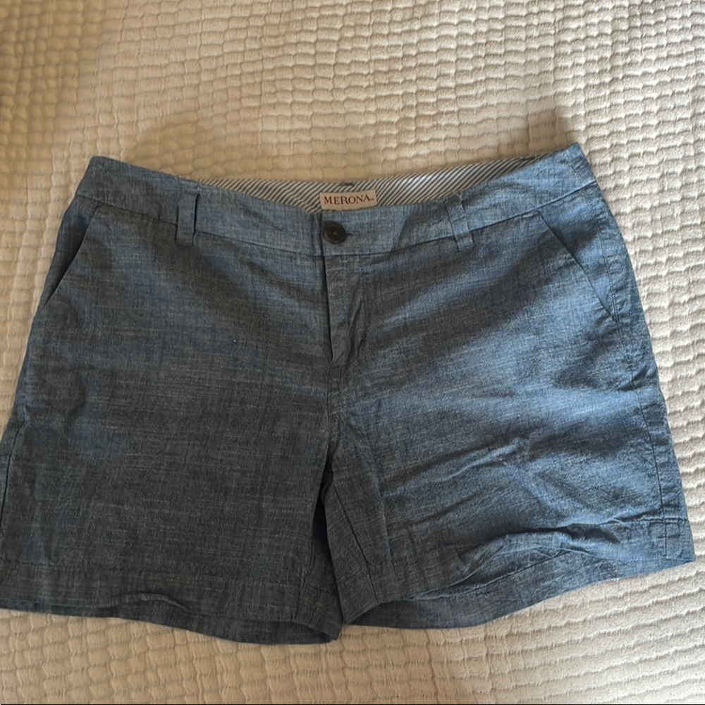 Merona Women's Blue Shorts Sz 8